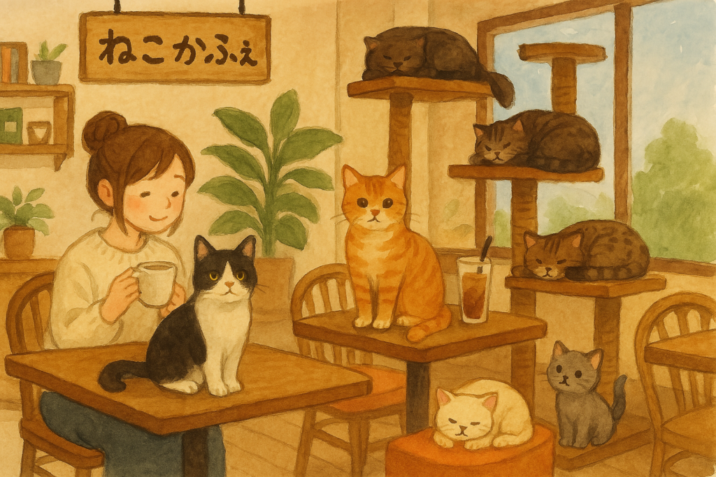 ねこかふぇ ププミニョン(横須賀)|保護猫とのふれあいと癒しの空間